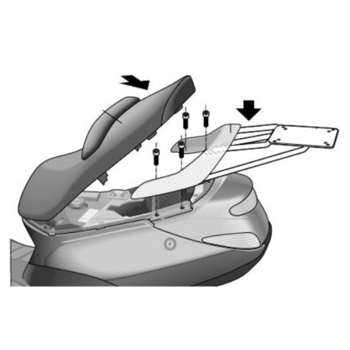 Fixation SHAD top box 1102097 | Oxmoto