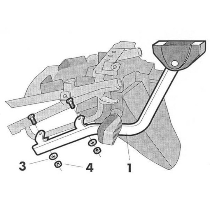 Fixation SHAD top master Suzuki 1062538 | Oxmoto