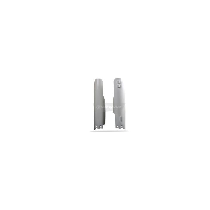 Protections de fourche Polisport blanc Suzuki rm125/rm250