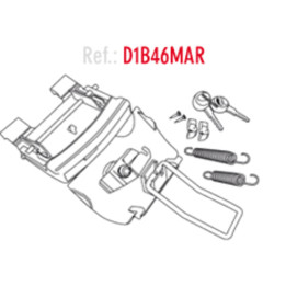 Serrure complète SHAD sh46/45/40/39 1062316 | Oxmoto