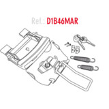 Serrure complète SHAD sh46/45/40/39 1062316 | Oxmoto