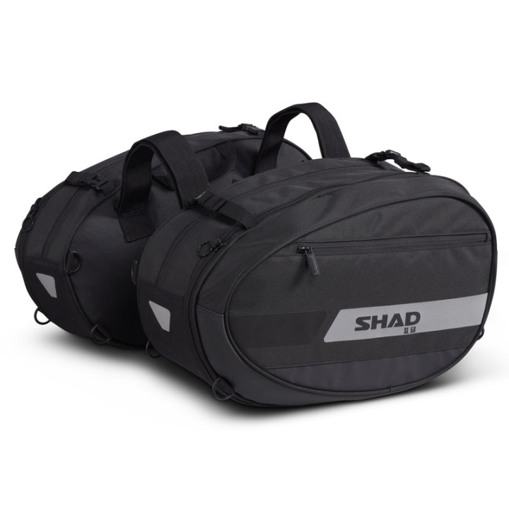 Sacoches latérales extensibles SHAD sl58 - noir 46/58l