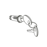 Serrure complète SHAD sh48/49/50/58x/59x | Oxmoto