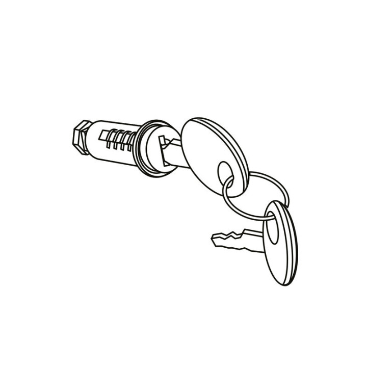 Serrure complète SHAD sh48/49/50/58x/59x | Oxmoto