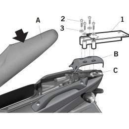 Fixation SHAD top master gilera 1062360 | Oxmoto