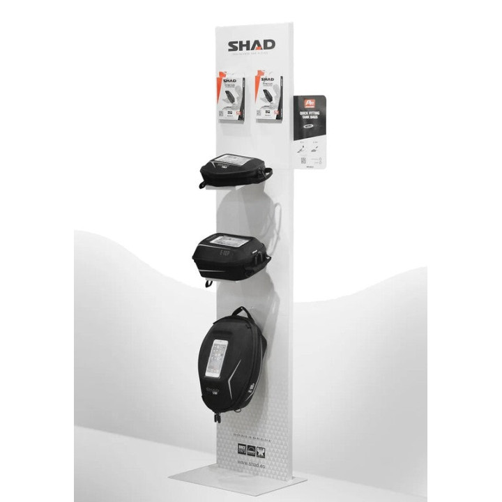 Présentoir SHAD avec système de pin | Oxmoto
