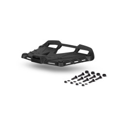 Platine de montage SHAD aluminium avec vis - noir | Oxmoto