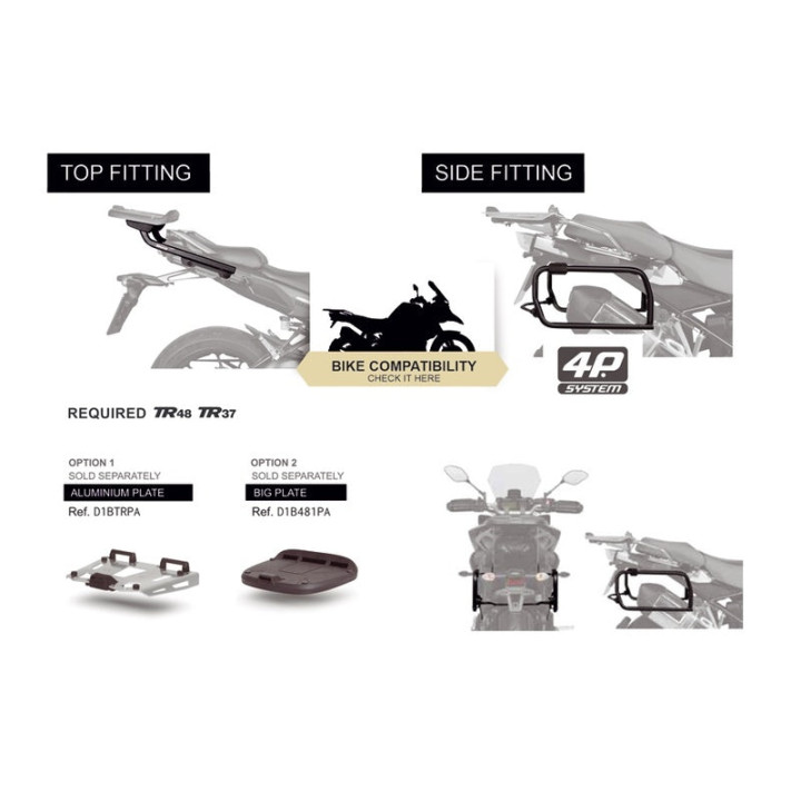 Fixation SHAD 4P system 1092169 | Oxmoto