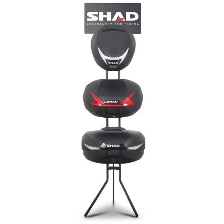Présentoir SHAD 3 top cases - support sol | Oxmoto