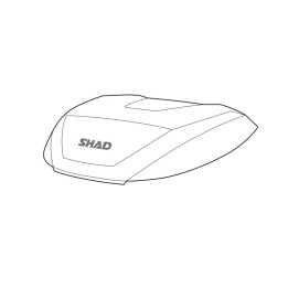 Couvercle SHAD sh59x aluminium | Oxmoto