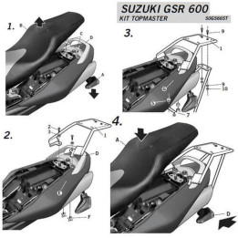 Fixation SHAD top master Suzuki 1062560 | Oxmoto