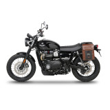 Fixation SHAD valise latérale café racer Triumph scrambler
