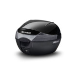 Couvercle de top case SHAD sh33 noir | Oxmoto