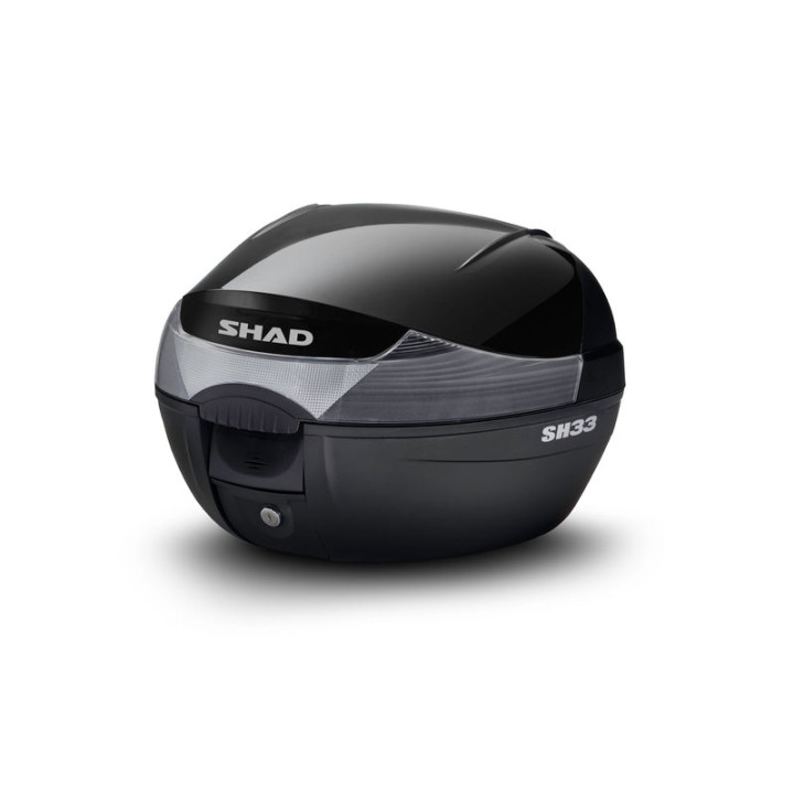 Couvercle de top case SHAD sh33 noir | Oxmoto