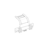 Pièce détachée serrure SHAD tr48 partie inférieure 1092130