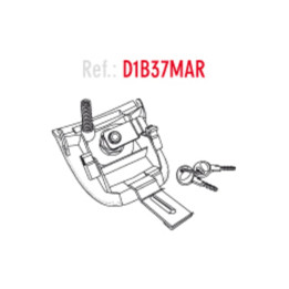 Serrure complète SHAD sh37 | Oxmoto