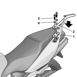Fixation SHAD top master Honda 1062436 | Oxmoto
