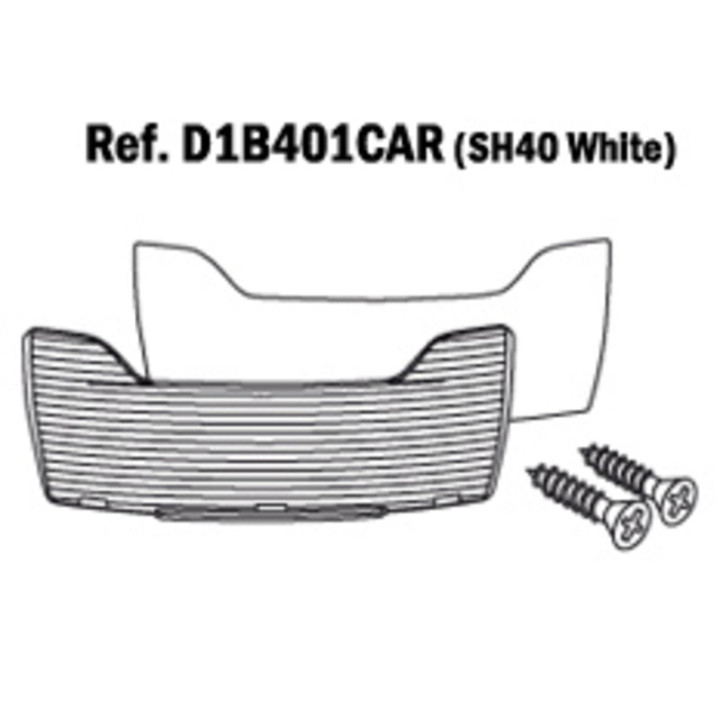 Catadioptres SHAD sh40 blanc | Oxmoto