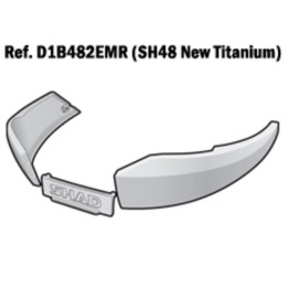 Enjoliveurs SHAD sh48 titane | Oxmoto