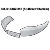 Enjoliveurs SHAD sh48 titane | Oxmoto