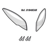 Catadioptres SHAD sh48 blanc | Oxmoto