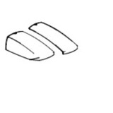 Couvercle de top case SHAD sh23 alu | Oxmoto