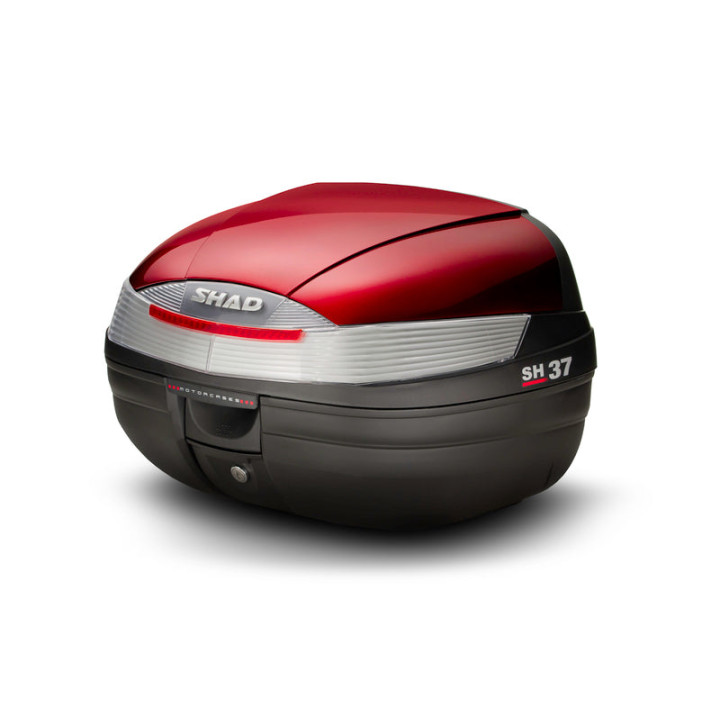 Couvercle de top case SHAD sh37 - grenat | Oxmoto