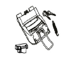 Serrure SHAD sh44 | Oxmoto