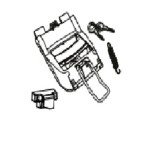Serrure SHAD sh44 | Oxmoto