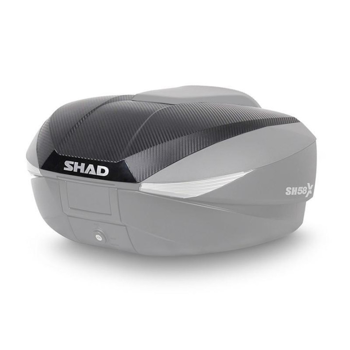 Couvercle de top case SHAD sh58x - carbon | Oxmoto