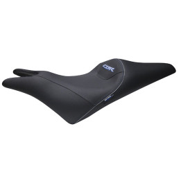 Selle SHAD comfort seat - noir/coutures bleu | Oxmoto