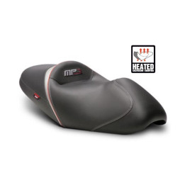 Selle SHAD comfort seat noir/coutures gris/bleu - piaggio mp3