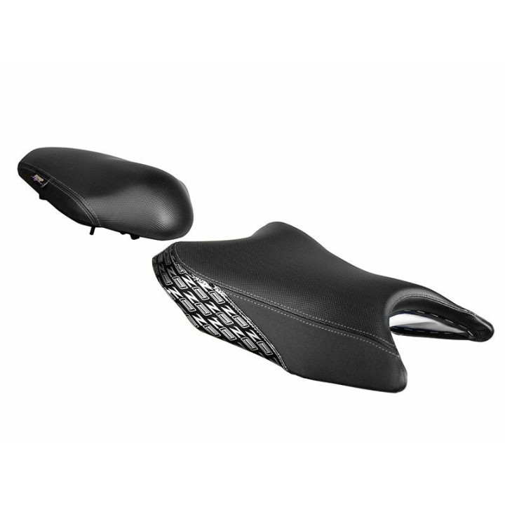 Selle chauffante SHAD comfort seat noir/coutures gris - Kawasaki z800