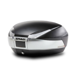 Top case SHAD sh48 - noir/titane | Oxmoto