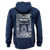 Sweat paddock Beta rx bleu | Oxmoto