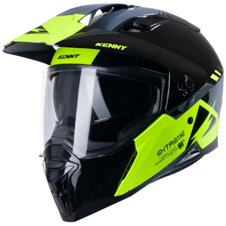 Casque KENNY extreme jaune fluo | Oxmoto
