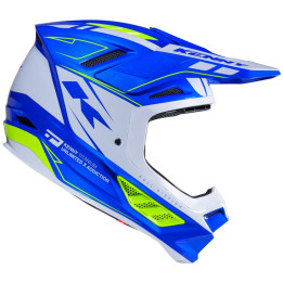 Casque KENNY titanium graphic candy bleu | Oxmoto