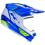 Casque KENNY titanium graphic candy bleu | Oxmoto