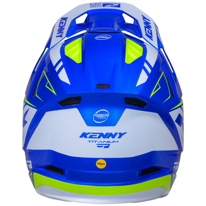 Casque KENNY titanium graphic candy bleu | Oxmoto