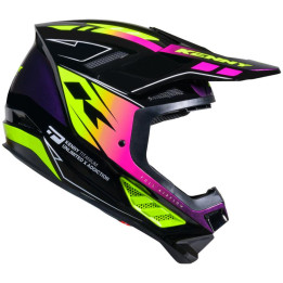 Casque KENNY titanium graphic gradient violet | Oxmoto