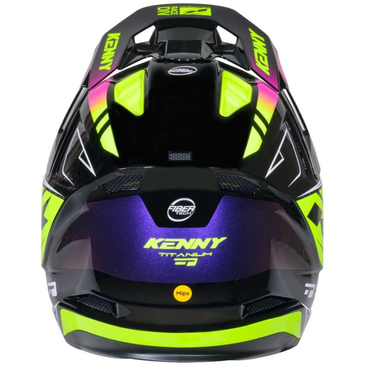 Casque KENNY titanium graphic gradient violet | Oxmoto