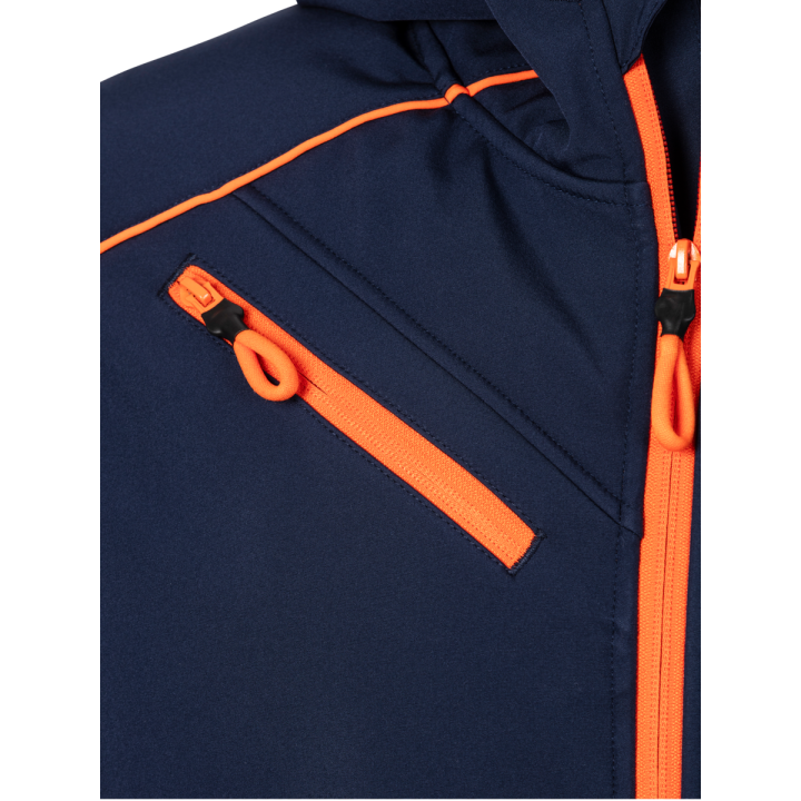 Veste softshell KTM redbull factory grid navy | Oxmoto