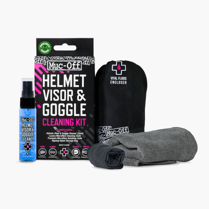 Kit entretien casque et visière Muc-off | Oxmoto