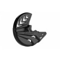 Protection de bas de fourche + disque Polisport noir Honda crf450/250r