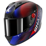 Casque intégral SHARK aeron speed-tech carbone bleu rouge 2026