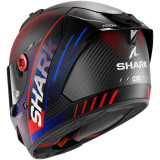 Casque intégral SHARK aeron speed-tech carbone bleu rouge 2026