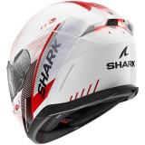 Casque intégral SHARK skwal i3 speed-tech blanc rouge noir 2026