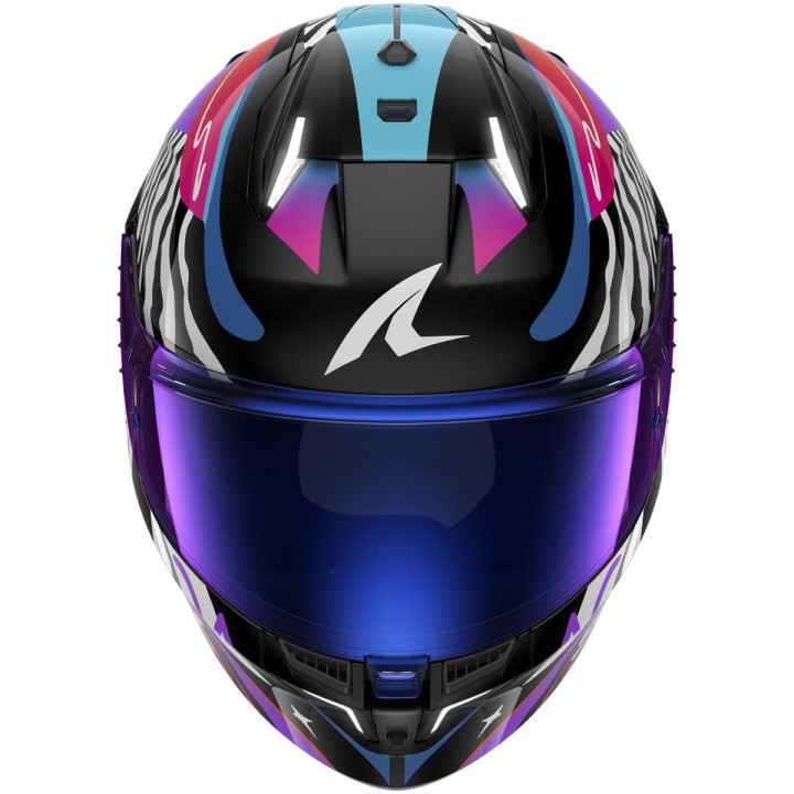 Casque intégral SHARK skwal i3 speed-fancy noir blanc orange 2026