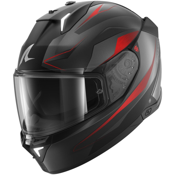 Casque intégral SHARK skwal i3 mekarium noir anthracite rouge 2026