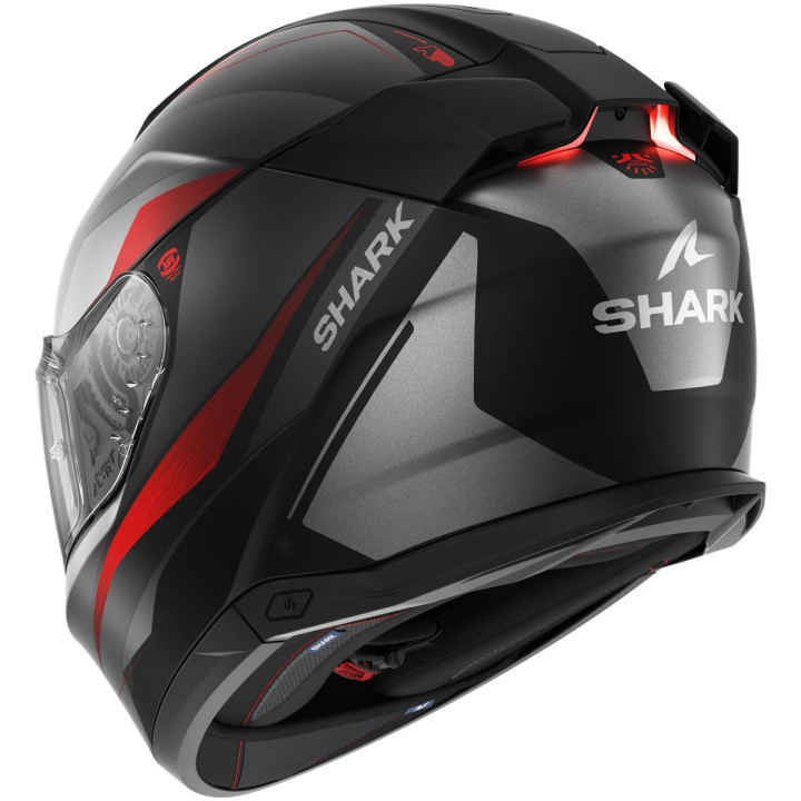 Casque intégral SHARK skwal i3 mekarium noir anthracite rouge 2026